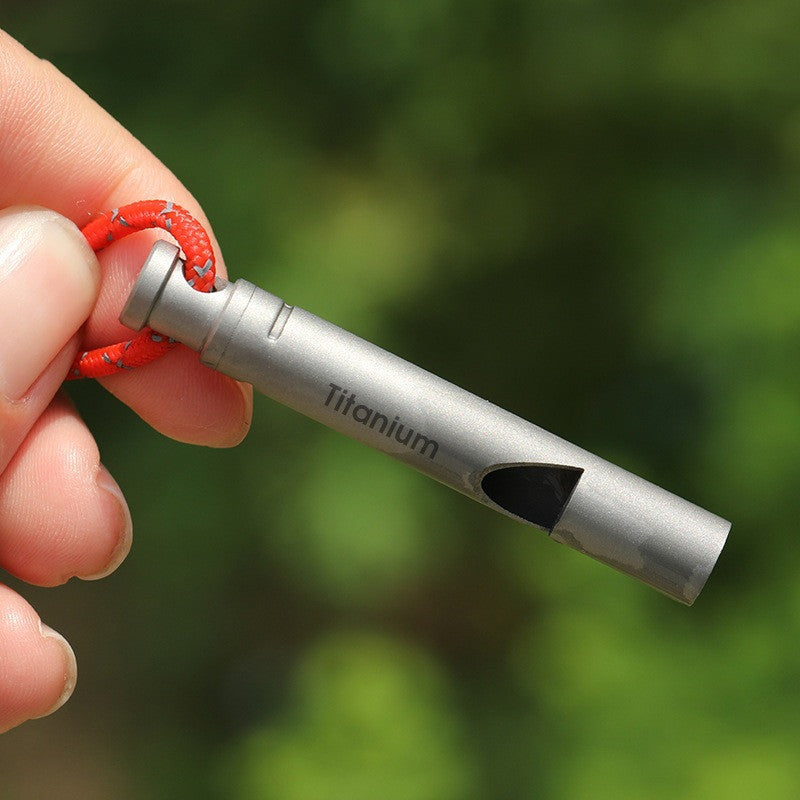 Titanium Survival Whistle