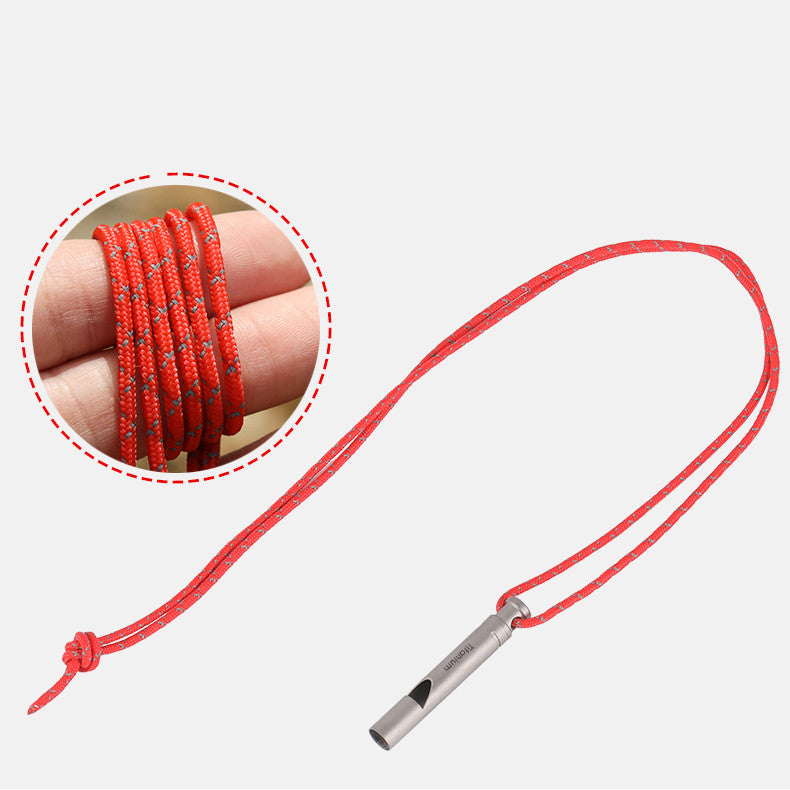 Titanium Survival Whistle