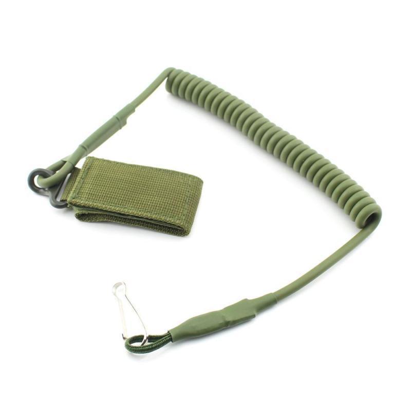 Outdoor Tactical Task Rope Single Point Spring Gun Rope Telephone Rope Strap Safety Rope