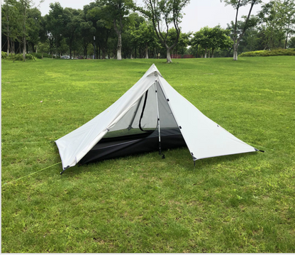 Portable camping pyramid tent single outdoor equipment camping supplies